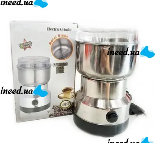 Electric Coffee Grinder 150 W NIMA Electric Grinder NM-8300 Rotary with Stainless Steel Knives Coffee, Spice Grinder, Electric Mill