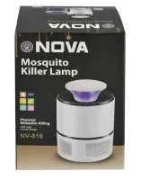 Електрична лампа приманка для комах Nova Mosquito Killer Lamp NV-818 5 Вт, USB Електрична пастка знищувач комарів і мошок