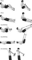 Пружинный эспандер Tummy Trimmer L1013 для мышц рук, живота и спины с креплением для ног, Спортивный тренажер Тами Тример для укрепления тела Черный