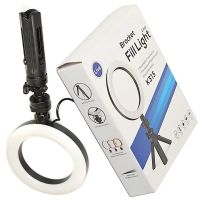 Кольцевая USB LED лампа Bracket Fill Light Live K315 16см 6" со штативом и двумя держателями настольная светодиодная Multi-Position Ring Broadcasting