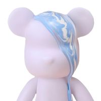 Флюїдний ведмедик Зроби сам DIY Creative Fluid Bear 23 см з фарбами 3 шт Набір розмальовка іграшка Ведмедик для творчості вініловий ведмідь флюїд-арт