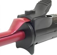 Тонка плойка для афрокучерів ProMozer Mz-6629 для спіральної завивки волосся, Щипці для створення афрокудрів з регулюванням температури Фіолетова