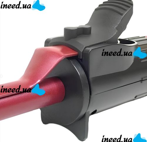 Тонка плойка для афрокучерів ProMozer Mz-6629 для спіральної завивки волосся, Щипці для створення афрокудрів з регулюванням температури Фіолетова