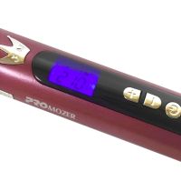 Тонка плойка для афрокучерів ProMozer Mz-6629 для спіральної завивки волосся, Щипці для створення афрокудрів з регулюванням температури Фіолетова