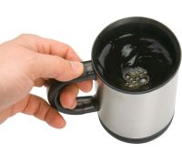 Автоматична кружка-мішалка Self Stirring Mug Black 350 мл термокружка з міксером для розмішування цукру кави, пластикова чашка мішалка з кришкою 