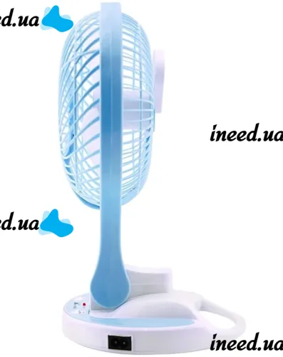Desktop Folding Fan with Lamp Handy Mini Fan JR-5580 12V 220V with LED Backlight from 18650 Batteries Rechargeable Mini Fan