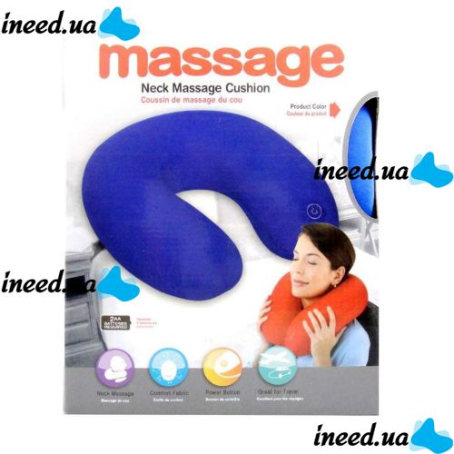 Антистресова подушка Neck Massage масажна подушка підголівник анти стрес