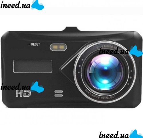 Автомобільний відеореєстратор 4 " Full HD сенсорний екран DVR BT - 100 на 2 Камери заднього виду Універсальний авторегістратор з двома камерами