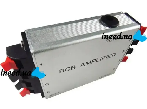 Universal Dual-board RGB Voltage Amplifier Amplifier XM-01 12V-24v 6A for LED Strip, 12V Controller for LED Strips Silver