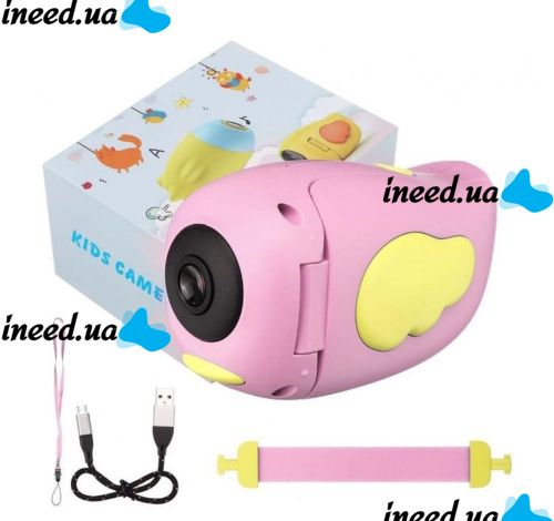 Smart Kids Video Camera DV-A100 Children's Video Camera, Digital Mini Birdie Camera with Photo and Video Shooting, 2" Camera with Creative Studio and Games
