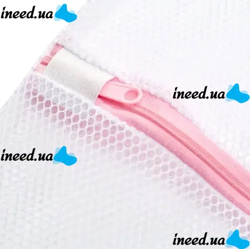 Универсальный сетчатый чехол контейнер Mesh Laundry Bag для стирки нижнего белья 13x16 см Органайзер мешок для стиральной машины защита от деформации