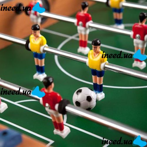Children's board game Football Football Champions 2218 with 6 players per team with a goal counter, a table set of 12 players for two for children