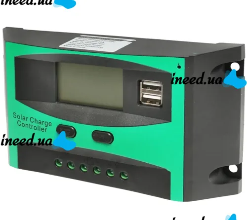 Автоматический контроллер заряда АКБ солнечной батареи UKC LD-520A 20A, 12V 24V для контроля заряда батарей в солнечных панелях 12В 24В PWM MP-CTRL20