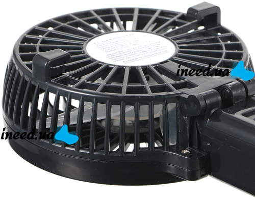Ручний міні вентилятор Handy Mini Fan WX - 6508 USB акумуляторний настільний вентилятор трансформер зі складною ручкою і знімним акумулятором