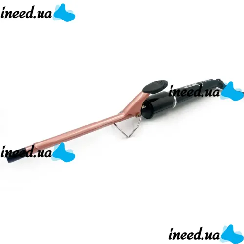 Gemei GM-2825 ceramic pro 9mm professional thin curling iron for small curls, Tourmaline-coated Afro, Gemmy Curling Iron