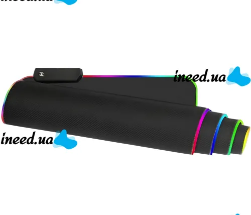 Gaming computer mouse pad Jedel MP-02 30x80 cm gaming surface with RGB backlight for PC and laptop computer mouse from USB XL-1747