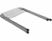 Туристичний складаний стілець Stool Folding Table NA-16 - 2024 до 80 кг для кемпінгу, розкладна табуретка 30х34х35 см для риболовлі та пікніка Білий
