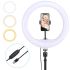 Кільцева USB LED лампа Ring Fill Light JY-200A 20 см 8 " без штатива Професійна студійна Світлодіодна CXB - 200 (теплий, нейтральний, холодний)