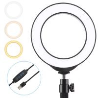 Кільцева USB LED лампа Ring Fill Light JY-160A 16 см 6 " без штатива Професійна студійна Світлодіодна CXB - 160 (теплий, нейтральний, холодний)