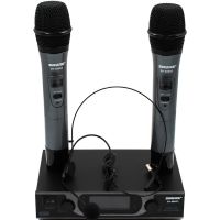 Радіосистема Shure SH-600g3, база, 2 мікрофони, гарнітура бездротова професійна радіосистема з двома мікрофонами і базою