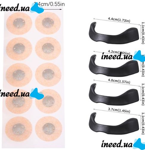 Магнитный расширитель для носа Nasal Dilator 15 пар от храпа для носа, 4 Силиконовые магнитные полоски антихрап на нос для улучшения дыхания