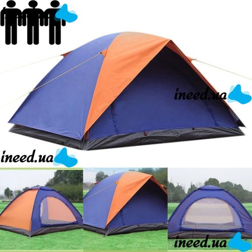 3-seater transformer tent California FRT-316 three-seater 200x150x110 cm, hiking camping, triple, for 3 persons