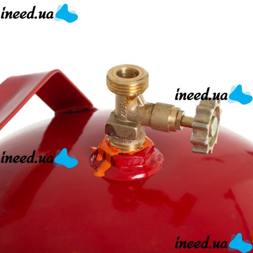 Tourist gas cylinder Propane UKP-52 with a burner of 5 liters, Tourist gas cylinder with a burner of 2 kg red, 5 liters