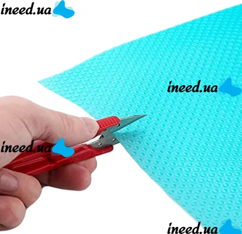 Antibacterial Silicone Mats 4 Pcs for Tescoma 4FOOD Refrigerator Shelves 45x30 cm, Set of universal mats napkins for shelves