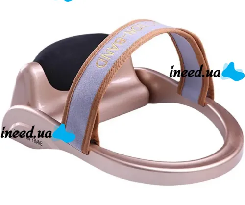 Надувний тренажер для корекції шийного відділу хребет Сervical vertebra traction G70, Масажер для розслаблення шиї та корекції постави Бежевий
