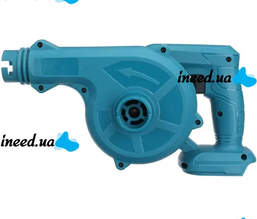 Аккумуляторная воздуходувка Makita DUB185Z 21V 2Ah для уборки листьев, Беспроводной садовый пылесос дуйка Blower Макита 600W с мешком для пыли