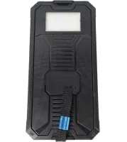 Portable Charger Battery Power Bank Solar JS-809 50000 mAh with Solar Panel and Flashlight, External Battery Power Bank for Charging USB 2.1A
