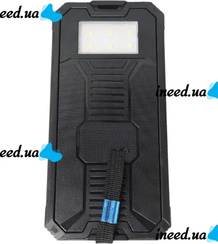 Portable Charger Battery Power Bank Solar JS-809 50000 mAh with Solar Panel and Flashlight, External Battery Power Bank for Charging USB 2.1A