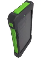Portable Charger Battery Power Bank Solar JS-809 50000 mAh with Solar Panel and Flashlight, External Battery Power Bank for Charging USB 2.1A