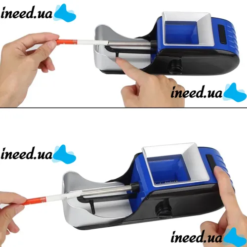 Electric machine Gerui GR-12-002 for stuffing cigarettes with tobacco 8mm, Automatic machine Horns Bee GR-02 for stuffing tobacco into a sleeve from the network