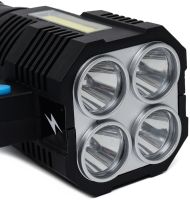 Портативный ручной фонарик X-Balog BL-X508 светодиодный аккумуляторный LED светильник, переносной фонарь прожектор для кемпинга 4 режима с USB