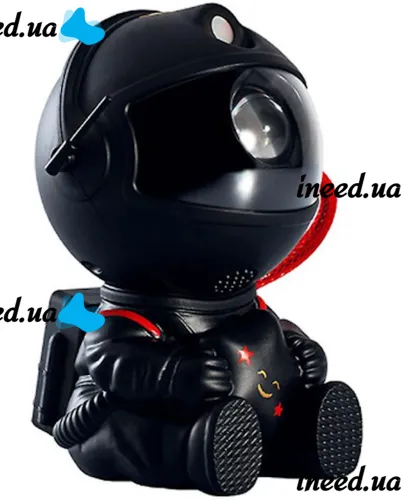Сидячий лазерний Зоряний нічник проектор Астронавт із зіркою HR-F3 з пультом, міні світильник космонавт Astro Star Mini з проекцією зоряного неба
