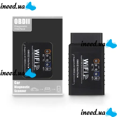 Діагностичний автосканер ELM327 OBD2 Wi-Fi, універсальний автомобільний WiFi сканер pic18f25k8 діагностики автомобілів для iOS / Android / Windows