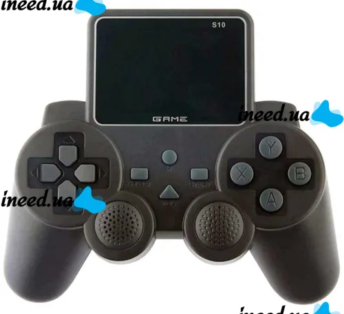 Mini Retro Gaming Console Gamepad Jetson SEGA S10 Gamepad for 520 Built-in Games, Wireless Console with 2.4 LCD Screen from Battery Black