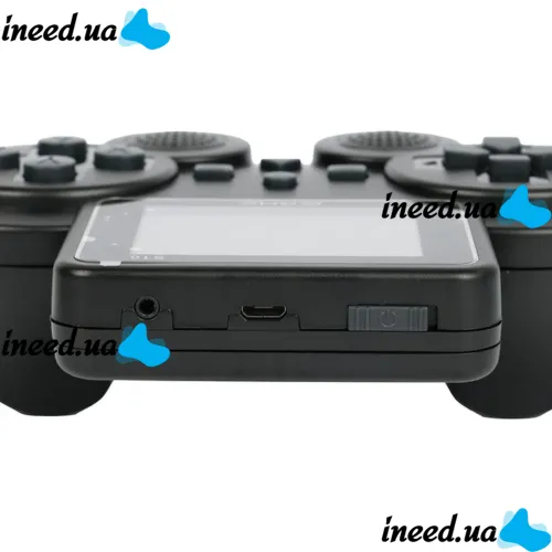 Mini Retro Gaming Console Gamepad Jetson SEGA S10 Gamepad for 520 Built-in Games, Wireless Console with 2.4 LCD Screen from Battery Black