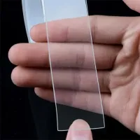 Многоразовая сверхпрочная крепежная гелиевая лента Ivy Grip Tape 5 м, Сверхсильная прозрачная двухсторонняя клейкая скотч 5 метров нано-лента