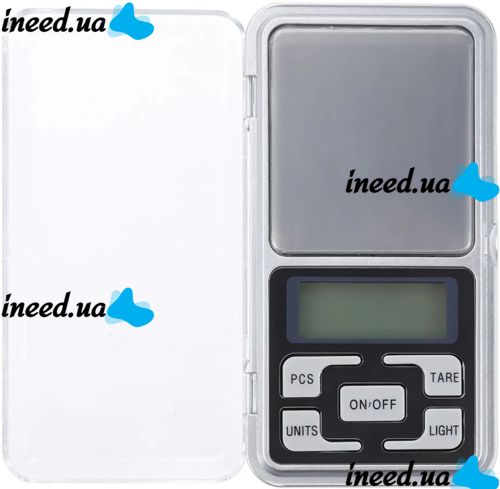Pocket Jewelry Electronic Scales 0.01 - 500g Domotec MS-1728A with LCD Display, Portable Compact Digital Scales with Backlight 500g