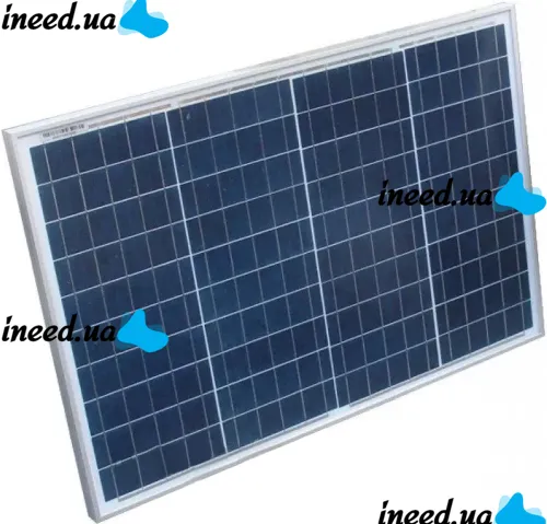Универсальная поликристаллическая солнечная панель Solar board Komaes 350W 38V 176x104x3 см, Солнечная батарея KM(P)350 для зарядки от солнца Черная