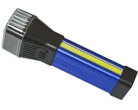 Ручний акумуляторний ліхтарик COBA CB-888 5W з боковим світлом 26 LED, кишеньковий Світлодіодний ліхтар СОВА YYC-C69 до 150 метрів 5 режимів USB Синій