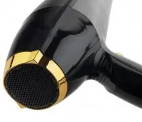 Профессиональный фен Gemei GM-1765 2800W для сушки и укладки волос, Электрический фен с холодным обдувом и концентратором 3 скорости 2800Вт Черный