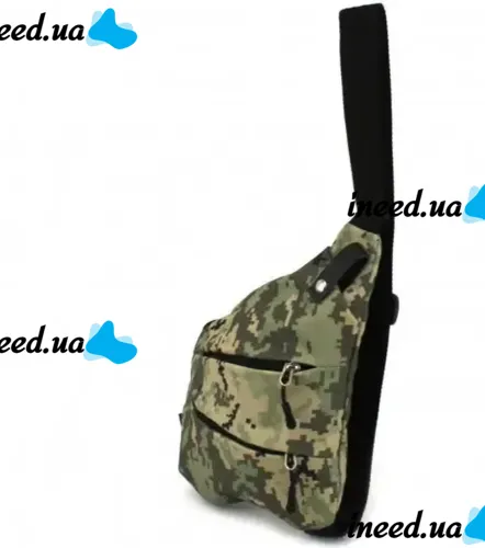 Tactical Chest Bag Messenger Cross Body Single-strap, Waterproof Men's Crossbody Bag, Cross Body Holster, Pixel