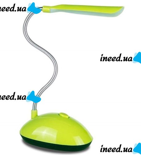 Настольная светодиодная гибкая лампа LED Desk Light X-7188 на батарейках, Беспроводной настольный мини светильник с механическим выключателем BL-7188
