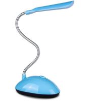 Настольная светодиодная гибкая лампа LED Desk Light X-7188 на батарейках, Беспроводной настольный мини светильник с механическим выключателем BL-7188