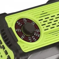 Автономна сонячна станція GDPlus GD-8076 ліхтар колонка з функцією Power Bank, Bluetooth, FM радіо, MP3 і 4 LED лампочки з сонячною панеллю