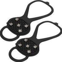 Ice walkers with prefabricated spikes for shoes size 36-45, rubber pads from ice, shoe ladders with metal spikes for walking on ice