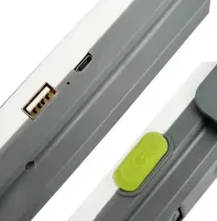 Аварийный светодиодный фонарь Solar HEL-6855T 3600 mah с солнечной панелью, Аккумуляторный светильник повербанк 45 LED светодиодная лампа с USB